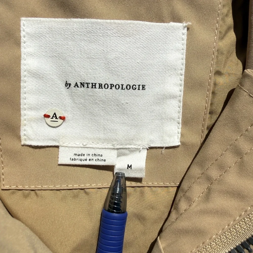 Anthropologie Tan Utility Vest. Size M - Picture 2 of 5